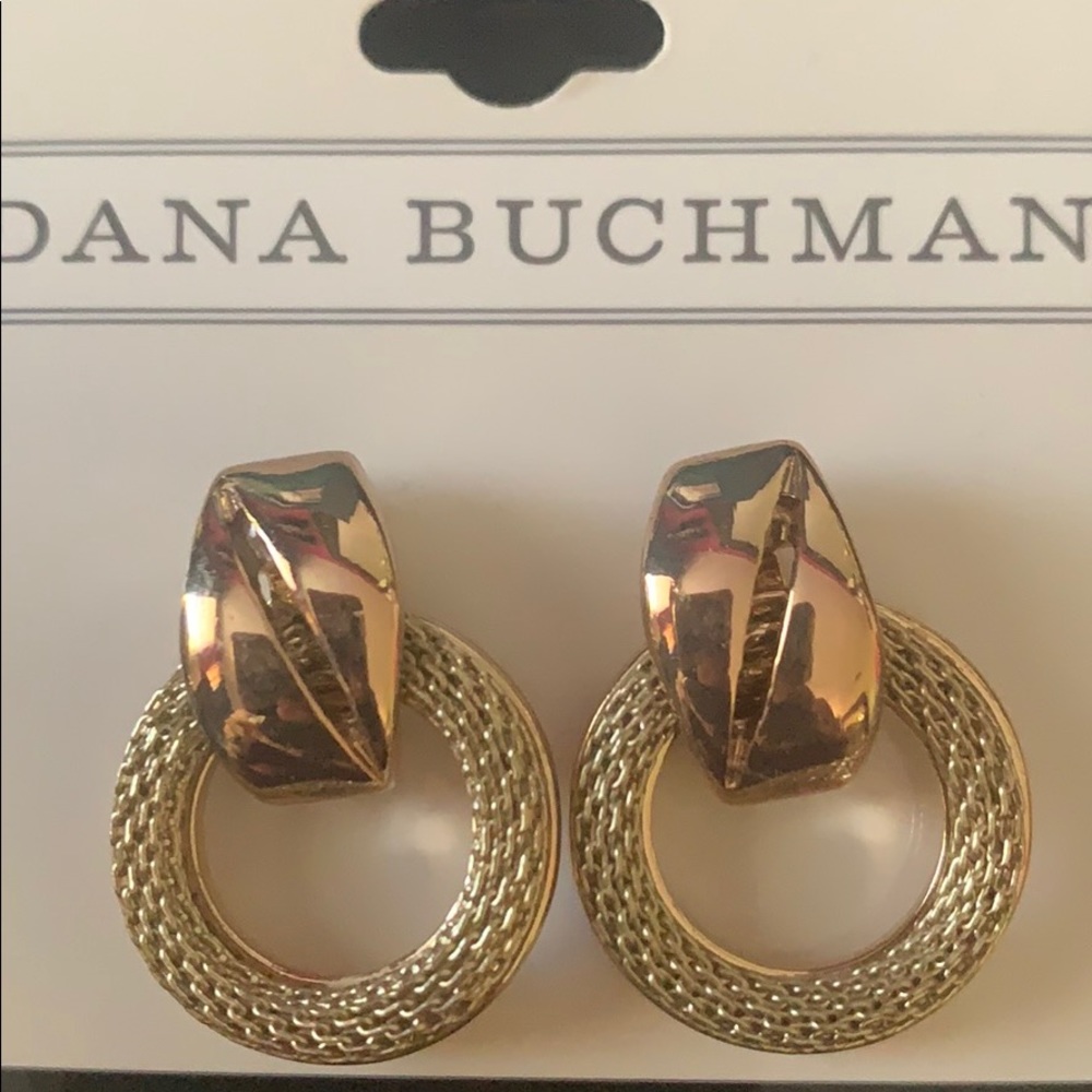 Gold Vintage 90โs Rope Door Knocker earrings